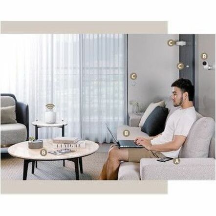 Asus ZenWiFi ET8 (W-3-PK) Wi-Fi 6E IEEE 802.11 a/b/g/n/ac/ax Ethernet Wireless Router Asus ZenWiFi ET8 (W-3-PK) Wi-Fi 6E IEEE 802.11 a/b/g/n/ac/ax Ethernet Wireless Router